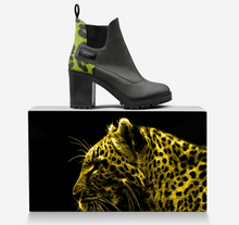 Load image into Gallery viewer, Green Monster Heeled Booties