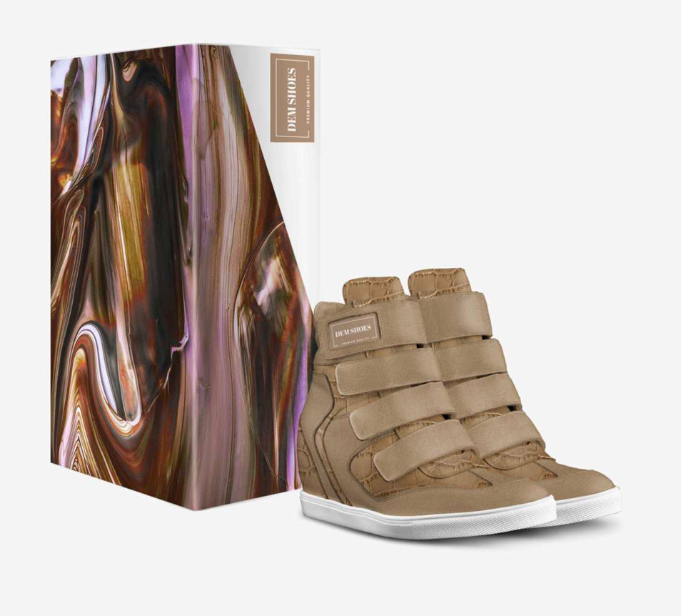 Beige Sneaker Wedge