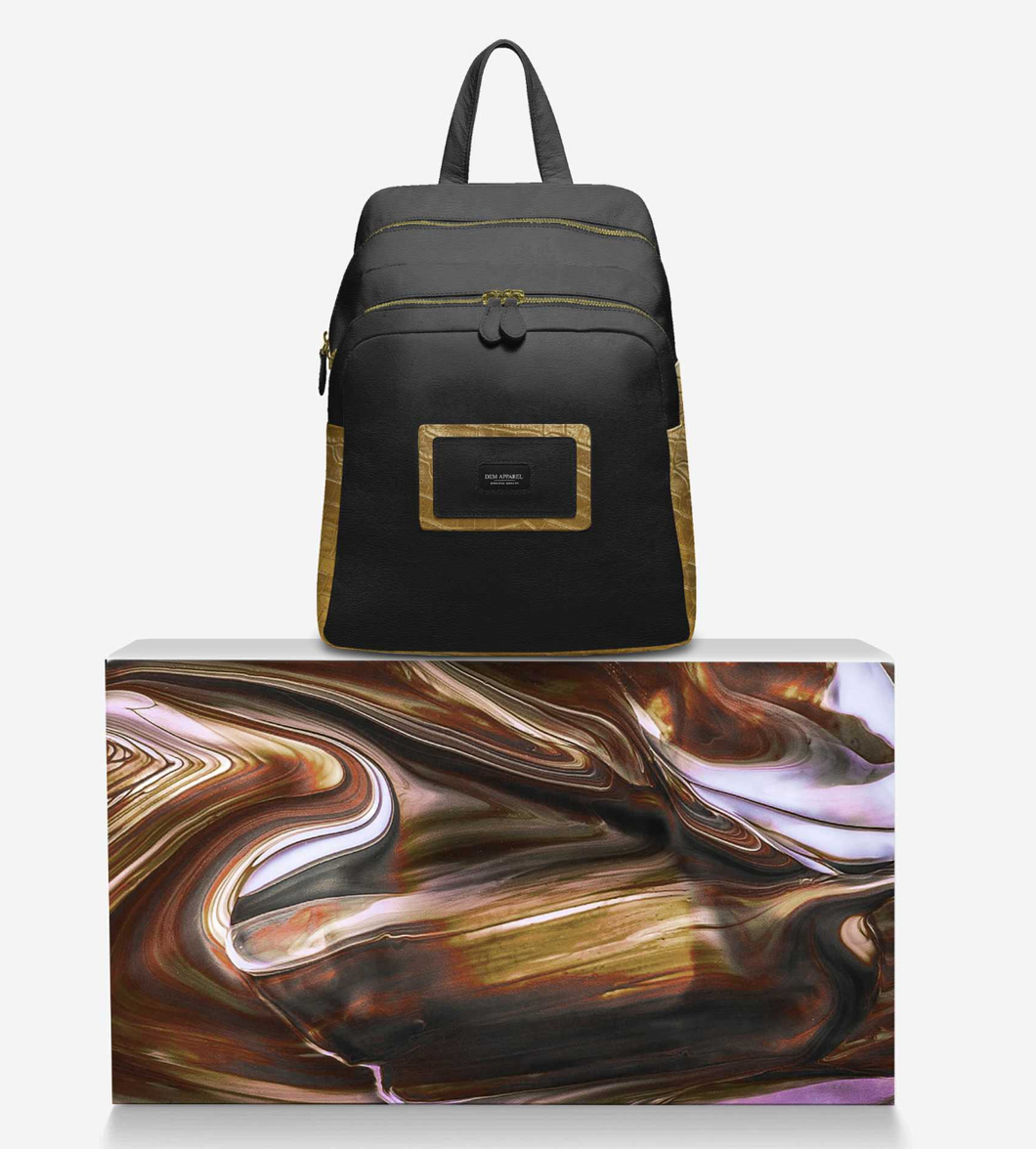 Golden Snake Backpack