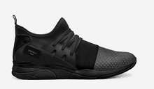 Load image into Gallery viewer, Black cobra skin slip on sneakers
